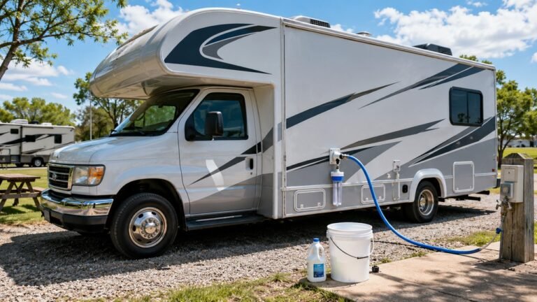 How Do You Sanitize an RV Fresh Water Tank